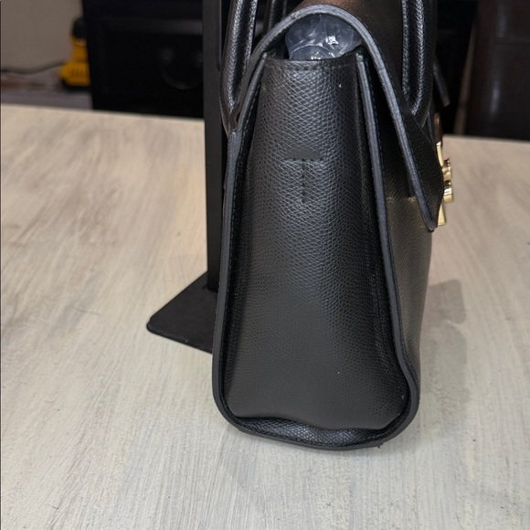Furla Black Satchel with Gold Clasp - Picture 5 of 12